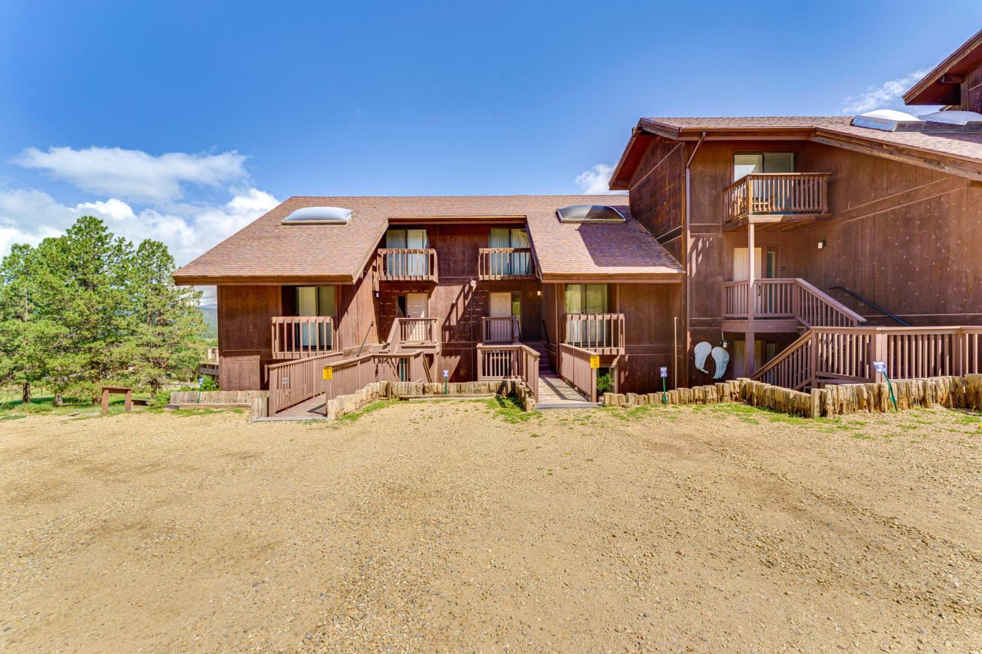 Angel Fire Mountain Condo Steps To Ski Resort! Екстер'єр фото